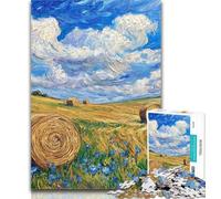Jigsaw Puzzles for Teenagers 1000 Pieces Wheat Field 1000 Pieces for Adults,family Fun Games Is Ideal As A Gift for The Whole Family 50x75cm