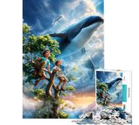 Jigsaw Puzzles for Teenagers 1000 Pieces Whispers in The Wind Difficult And Challenge Stress Reliever Brain Teaser Game for And from 14 Years And over (38x52cm)