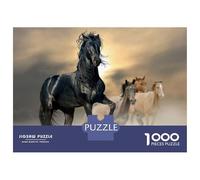 Jigsaw Puzzles for Teenagers 1000 Pieces Wild Horses Jigsaw Hands-on Game For Family Fun Unique Gifts for Birthday And Christmas 52x38cm/1000pcs