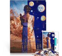 Jigsaw Puzzles for teenagers 1000 Pieces Woman Between Worlds Renaissance Art Entspannungsspiele Perfekte Dekoration75x50cm