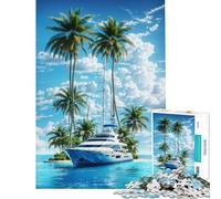 Jigsaw Puzzles for Teenagers 1000 Pieces Yachting Dreams Challenging Game Toys Brain Teaser Game Difficult Hard Great Gifts And Toys (Size 50x75cm)