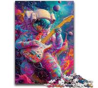 Jigsaw Puzzles for Teenagers 1000 Psychedelic Astronaut 1000 Pieces for Teenagers,Challenging Game Gifts for Is Ideal As A Gift for The Whole Family (50x75cm)