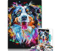Jigsaw Puzzles for Teenagers 1000 Psychedelic Dog 1000 Piece Puzzle,Educational Game for Birthday, Chrismas for Age 14+ (size 38x26cm)