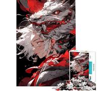 Jigsaw Puzzles for Teenagers 1000 Queen of Dragons Challenging To Complete A Work of Art Anti-Stress Toys Suitable for Ages 14 And Up (38x52cm)