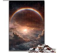 Jigsaw Puzzles for Teenagers 1000 Rainbow Cloud, Challenging Difficult with Fully Interlocking Randomly Shaped Pieces (size 50x75cm)