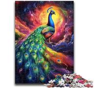 Jigsaw Puzzles for Teenagers 1000 Rainbow Peacock Educational Family Game Wall Decoration Unique Birthday And Xmas Gifts 50x75cm