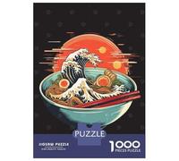 Jigsaw Puzzles for Teenagers 1000 Ramen Noodles Adult Puzzles Hands-on Game Pattern Assembly Deal As Gifts for The Whole Family 38x26cm/1000pcs