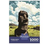 Jigsaw Puzzles for Teenagers 1000 Rapa Nui National Park Poster Jigsaws for Adults DIY Toys Analysis And Logic Help The Brain Exercise 38x26cm/1000pcs