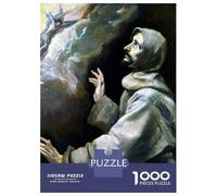 Jigsaw Puzzles for Teenagers 1000 Saint Francis by El Greco Puzzles for Adults Hands-on Game Stress Reliever Help The Brain Exercise 70x50cm/1000pcs