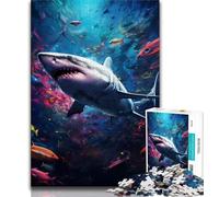 Jigsaw Puzzles for Teenagers 1000 Sea Animals Adult Puzzles,Stress Reliever Staycation Kill Time Parent-child Interaction 38x26cm
