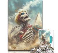 Jigsaw Puzzles for Teenagers 1000 Skeleton Zombie Adult Jigsaw,Challenging Game Toys Wall Decoration Unique Birthday And Xmas Gifts (size 38x26cm)