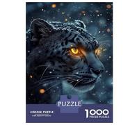 Jigsaw Puzzles for Teenagers 1000 Snow Leopard's Gaze -1 Jigsaws for Adults Brain Teaser Game Presents for Women Unique Birthday And Gifts 38x26cm/1000pcs