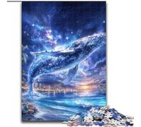 Jigsaw Puzzles for Teenagers 1000 Space Whale, Suitable for People Aged 14 And Above Educational Games Secret Santa Gifts (Size 50x75cm)