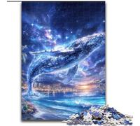 Jigsaw Puzzles for Teenagers 1000 Space Whale, Suitable for People Aged 14 And Above Educational Games Secret Santa Gifts (Size 26x38cm)