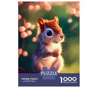 Jigsaw Puzzles for Teenagers 1000 Squirrel 02 Puzzles for Adults Hands-on Game Stress Reliever Help The Brain Exercise 38x26cm/1000pcs