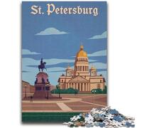 Jigsaw Puzzles for Teenagers 1000 St Petersburg Educational Game Challenge Toy Wall Decoration Unique Birthday And Xmas Gifts (size 38x26cm)