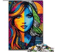 Jigsaw Puzzles for Teenagers 1000 Stained Glass, Educational Games Home Decoration Suitable for Desktop Decoration (Size 50x75cm)