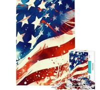 Jigsaw Puzzles for Teenagers 1000 Stars And Stripes Forever Challenging To Complete But Fun And Humorous Practical Game for 14+ Puzzle Game Offered (38x26cm)
