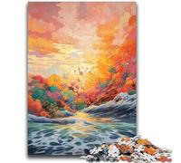 Jigsaw Puzzles for Teenagers 1000 Sun on The Sea Teenager Puzzles,Challenging Game for Is Ideal As A Gift for The Whole Family (75x50cm)