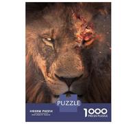 Jigsaw Puzzles for Teenagers 1000 Terminator Lion Puzzles for Adults Hands-on Game Stress Reliever Help The Brain Exercise 38x26cm/1000pcs