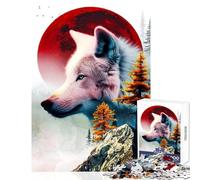 Jigsaw Puzzles for Teenagers 1000 The Alpha Wolf 1000 Piece Jigsaw Impossible Game Great Gifts And Toys Stress Reliever (38x26cm)