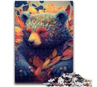 Jigsaw Puzzles for Teenagers 1000 The Beautiful Bear for Age 14 Years And over Family Games Christmas Game Presents for Women 26x38cm
