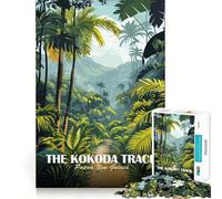 Jigsaw Puzzles for Teenagers 1000 The Kokoda Track, Papua New Guinea Tight Cut Fun Creative Brain Play Relax Fun Time Xmas Art Gift (50x75cm)