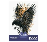 Jigsaw Puzzles for Teenagers 1000 Three Legged Crow Puzzle for Adults Toy Wall Decor Stress Reliever Help The Brain Exercise 52x38cm/1000pcs