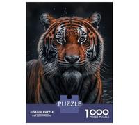Jigsaw Puzzles for Teenagers 1000 Tiger Stand in The River Puzzle for Adults Toy Wall Decor Stress Reliever Help The Brain Exercise 70x50cm/1000pcs