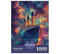 Jigsaw Puzzles for Teenagers 1000 Titanic in Space-1 Puzzle for Adults Anti-Stress Toys Difficult Hard Deal As Gifts for The Whole Family 38x26cm/1000pcs