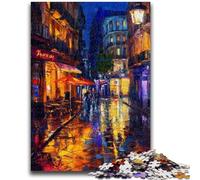 Jigsaw Puzzles for Teenagers 1000 Tokyo Cityscape Oil Painting 1000 Pieces for Teenagers,Challenging Game Gifts for Is Ideal As A Gift for The Whole Family (50x75cm)