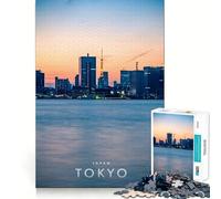 Jigsaw Puzzles for Teenagers 1000 Tokyo Skyline City Tight Cut Fun Creative Brain Play Relax Fun Time Xmas Art Gift (38x52cm)