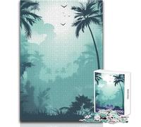 Jigsaw Puzzles for Teenagers 1000 Tropical Paradise Enjoyable Quiet Leisure Activity Premium Accurate Edge Craft Toy Size 50x75cm