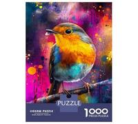 Jigsaw Puzzles for Teenagers 1000 Vibrant Bird Artistry-1 Puzzle for Adults Brain Teaser Game Analysis And Logic Stress Reduction Gifts 38x26cm/1000pcs