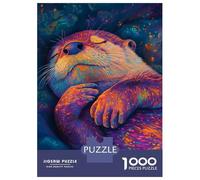 Jigsaw Puzzles for Teenagers 1000 Vibrant Otter Dreams Puzzles for Adults Hands-on Game Stress Reliever Help The Brain Exercise 70x50cm/1000pcs