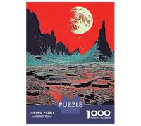 Jigsaw Puzzles for Teenagers 1000 Vintage Collage Red Nature Puzzle for Adults Anti-Stress Toys Difficult Hard Deal As Gifts for The Whole Family 38x26cm/1000pcs