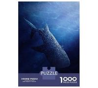 Jigsaw Puzzles for Teenagers 1000 Whale Shark Graceful Giant Puzzle for Adults Toy Wall Decor Stress Reliever Help The Brain Exercise 70x50cm/1000pcs