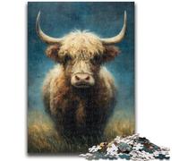 Jigsaw Puzzles for Teenagers 1000 Wild Yak Educational Games Home Decoration for Is Ideal As A Gift for The Whole Family 26x38cm