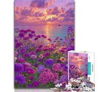 Jigsaw Puzzles for Teenagers 1000 Wildflowers Oil Painting Teenager Puzzles,Challenging Game for Is Ideal As A Gift for The Whole Family 26x38cm
