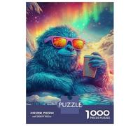 Jigsaw Puzzles for Teenagers 1000 Yeti's Chill Retreat Puzzles for Adults Hands-on Game Stress Reliever Help The Brain Exercise 70x50cm/1000pcs