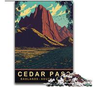 Jigsaw Puzzles for Teenagers 2000 Cedar Pass, for And 14 Years And over for Educational Game Challenge Toy Gift for Birthdays 70x100cm
