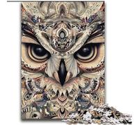 Jigsaw Puzzles for Teenagers 2000 Fantasy Owl Stress Reliever Staycation Kill Time Perfect Decoration for Age 14+ 70x100cm