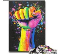 Jigsaw Puzzles for Teenagers 2000 Fist Gesture,Brain Intelligence Challenge Addictive Toys Birthday Present,Gifts,Wall Art 70X100CM