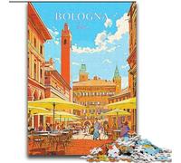 Jigsaw Puzzles for Teenagers 2000 Italy Bologna Travel, for And 14 Years And over for Educational Game Challenge Toy Gift for Birthdays 70x100cm