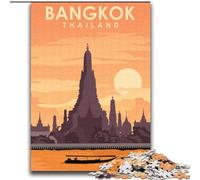 Jigsaw Puzzles for Teenagers 2000 Jigsaws Bangkok Thailand Travel, Suitable for People Aged 14 And Above Educational Games Secret Santa Gifts 70x100cm