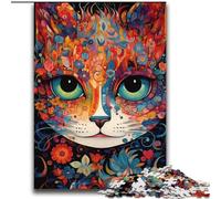 Jigsaw Puzzles for Teenagers 2000 Jigsaws Colourful Animal Cat Challenging To Complete But Fun And Humorous Unique Home Decor And Gifts 70x100cm