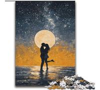 Jigsaw Puzzles for Teenagers 2000 Jigsaws Couple Under The Moon Difficult Hard Gifts for Friends And Family Suitable for And 14 70x100cm