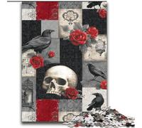 Jigsaw Puzzles for Teenagers 2000 Jigsaws Crow Skeleton Difficult Hard Gifts for Friends And Family Suitable for And 14 70x100cm