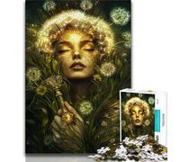 Jigsaw Puzzles for Teenagers 2000 Jigsaws Dandelion Girl,Toys Educational Games Stress Relieving Unique Birthday And Gifts 70x100cm