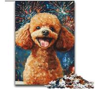 Jigsaw Puzzles for Teenagers 2000 Jigsaws Fireworks Poodle Toy Intellectual Game for Home Decoration for Age 14 Years Up 70x100cm